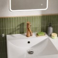 Waschtischarmatur Armatur Wasserhahn Badarmatur Delta Pi schwarz gold chrom TOP Qualität (id: 2300)
