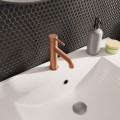 Waschtischarmatur Armatur Wasserhahn Badarmatur Delta Pi schwarz gold chrom TOP Qualität (id: 2300) kupfer gebürstet
