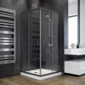 Duschkabine Modern 80x80x190 cm gun metall Easy Clean Viereck (id: 2303)