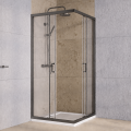Duschkabine Modern 90x90x190 cm gun metall Easy Clean Viereck (id: 2304)