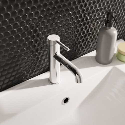 Waschtischarmatur Armatur Wasserhahn Badarmatur Delta Pi chrom TOP Qualität (id: 2305)