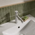 Waschtischarmatur Armatur Wasserhahn Badarmatur Delta Pi chrom TOP Qualität (id: 2305)