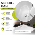Badewanne Acrylwanne Eckwanne Wela 150x100 cm rechts + Siphon Viega
