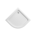 Duschwanne 90x90 x 5 x 15 cm Ben-3 R55 Viertelkreis Antirutschoberfläche Duschtasse + Siphon (id: 2312)