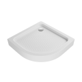 Duschwanne 90x90 x 5 x 15 cm Ben-3 R55 Viertelkreis Antirutschoberfläche Duschtasse + Siphon (id: 2312)