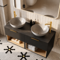 Waschtischarmatur Hohe Armatur Wasserhahn Badarmatur Delta Pi gold TOP Qualität (id: 2318)