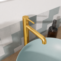 Waschtischarmatur Hohe Armatur Wasserhahn Badarmatur Delta Pi gold TOP Qualität (id: 2318)