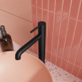 Waschtischarmatur Hohe Armatur Wasserhahn Badarmatur Delta Pi schwarz TOP Qualität (id: 2322)