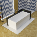 Badewanne mit Isolierung Linda 160x75 cm Antirutsch Thermobadewanne ecoThermoPro Rechteck + Siphon Viega (id: 2326)