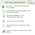 Badewanne mit Isolierung Linda 160x75 cm Antirutsch Thermobadewanne ecoThermoPro Rechteck + Siphon Viega (id: 2326)