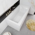 Badewanne mit Isolierung Linda 160x75 cm Antirutsch Thermobadewanne ecoThermoPro Rechteck + Siphon Viega (id: 2326)