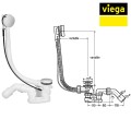 Badewanne mit Isolierung Linda 170x75 cm Antirutsch Thermobadewanne ecoThermoPro Rechteck + Siphon Viega (id: 2327)
