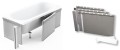 Badewanne mit Isolierung Linda 170x75 cm Antirutsch Thermobadewanne ecoThermoPro Rechteck + Siphon Viega (id: 2327)
