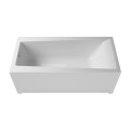 Badewanne mit Isolierung Linda 170x75 cm Antirutsch Thermobadewanne ecoThermoPro Rechteck + Siphon Viega (id: 2327)