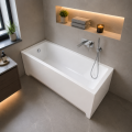 Badewanne Acrylwanne Rechteck Tami 180x80 cm + Siphon Viega (id: 1722)