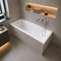 Badewanne Acrylwanne Rechteck Tami 180x80 cm + Siphon Viega (id: 1722)