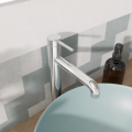 Waschtischarmatur hohe Armatur Wasserhahn Badarmatur Delta Pi schwarz gold chrom TOP Qualität (id: 2328)