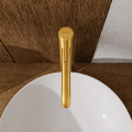 Waschtischarmatur hohe Armatur Wasserhahn Badarmatur Delta Pi schwarz gold chrom TOP Qualität (id: 2328)