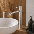 Waschtischarmatur hohe Armatur Wasserhahn Badarmatur Delta Pi schwarz gold chrom TOP Qualität (id: 2328) nickiel gebürstet