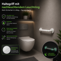 Haltegriff 30/ 40 cm Leuchtringen Edelstahl Duschgriff Handgriff Bad rutschfest