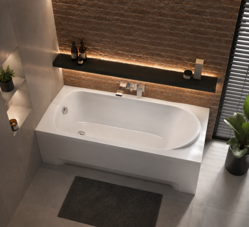 Badewanne Rechteck Medium 160x75 cm (id: 370)