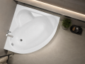 Badewanne Eckwanne 120x120 cm Acrylwanne Standard (id: 109)