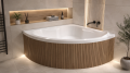 Badewanne Eckwanne 120x120 cm Acrylwanne Standard (id: 109)