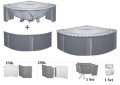 Badewanne Rima 160x100 cm links Eckbadewanne optional: Kopfstütze (id: 273)