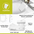 Badewanne Rima 160x100 cm links Eckbadewanne optional: Kopfstütze (id: 273)