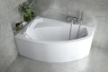 Badewanne Rima 170x110 cm links Eckbadewanne optional: Kopfstütze (id: 275)