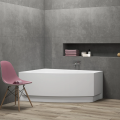 Badewanne Eckwanne Frida 140x80 cm links (id: 248)