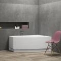 Badewanne Frida 140x80 cm rechts Eckwanne (id: 266)