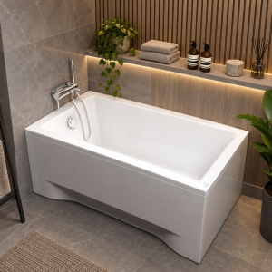 Badewanne Rechteck Capri 100x70 cm