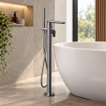 freistehende Standarmatur für Badewanne Wannenarmatur stehend Clever Graphit (id: 2339)