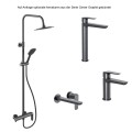 freistehende Standarmatur für Badewanne Wannenarmatur stehend Clever Graphit (id: 2339)
