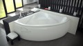 Badewanne Eckwanne Ewa 134 x 134 cm optional: Handgriff