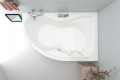 Eckbadewanne Dora 170 x 110 cm rechts Acryl