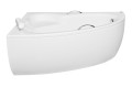 Eckbadewanne Natalia 150x100 cm links optional: Kopfstütze + Handgriffe