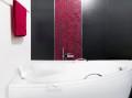 Eckbadewanne Natalia 150x100 cm links optional: Kopfstütze + Handgriffe