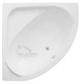 Badewanne Eckwanne 140x140 cm Acrylwanne Standard (id: 111)