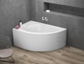 Badewanne Eckwanne Standard 130x85 cm links