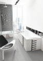 Rechteck Badewanne Wivea 180 x 75 cm
