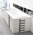 Badewanne Rechteck Wivea 180 x 75