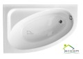 Badewanne Eckbadewanne Cornea 150x100 cm links