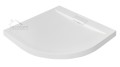 Duschwanne Viertelkreis mit Abdeckplatte 90 x 90 x 4,5 cm Axim flach