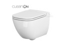 WC Toilette hängend Caspia Spülrandlos CLEAN ON Tiefspüler Soft Close