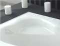 Badewanne Eckbadewanne Natalia 150x100 cm rechts optional: Kopfstütze + Handgriffe