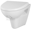 WC Toilette PARVA hängend wandhängend Spülrandlos CLEAN ON Tiefspüler SOFT CLOSE