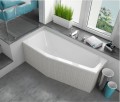 Badewanne Eckbadewanne Raumsparwanne Keos 160x70 cm links