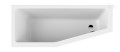 Badewanne Eckbadewanne Raumsparwanne Keos 160x70 cm links